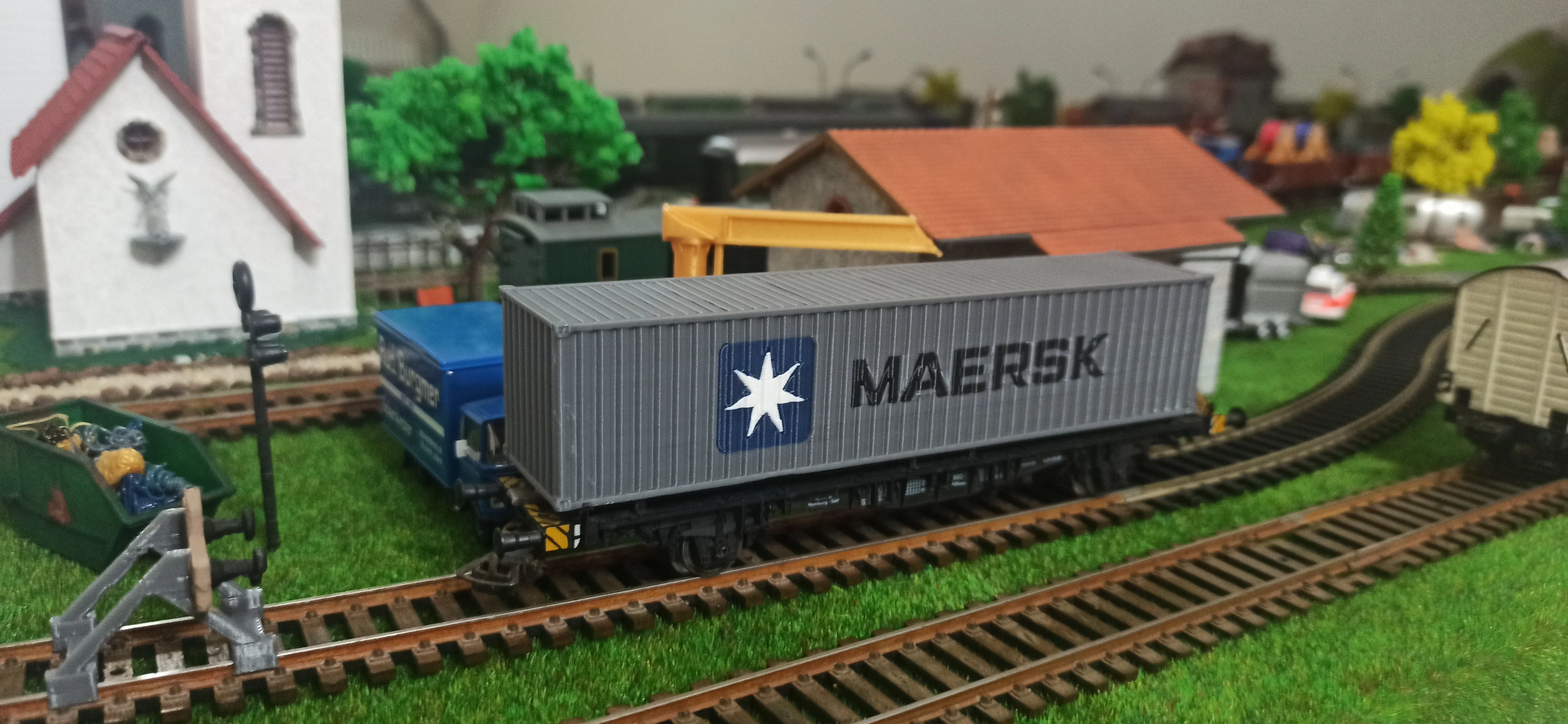 Maersk container HO scale 1/87