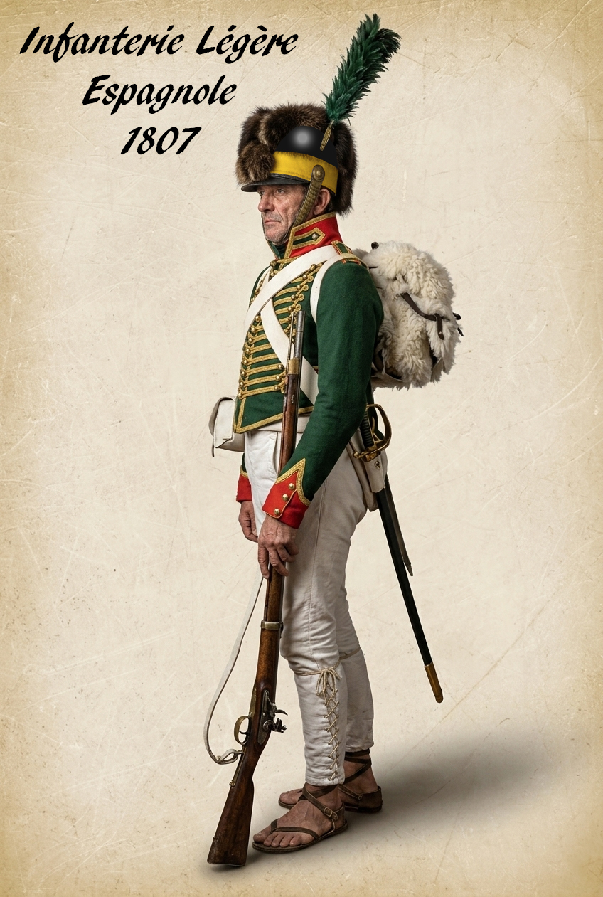 Soldat de l'empire no 117: Infanterie légère espagnole 1807