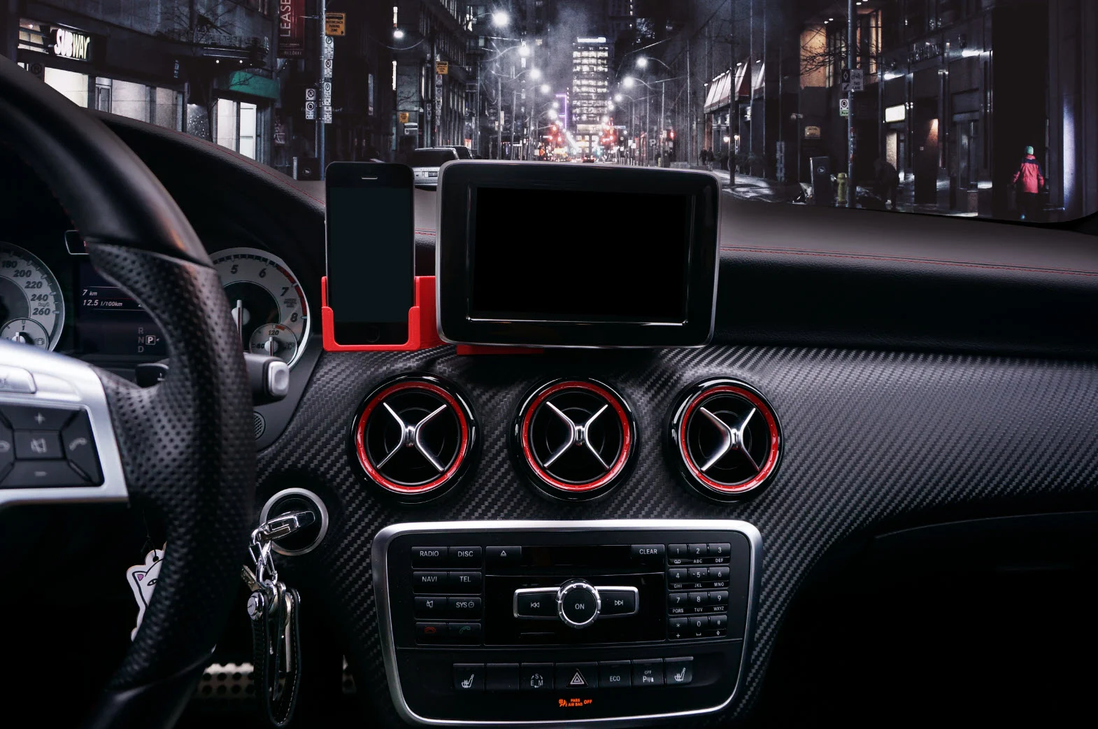 Mercedes A-Class Phoneholder - Car Model W176