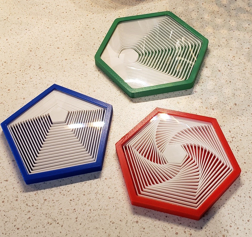 Satisfying Hexagon coaster