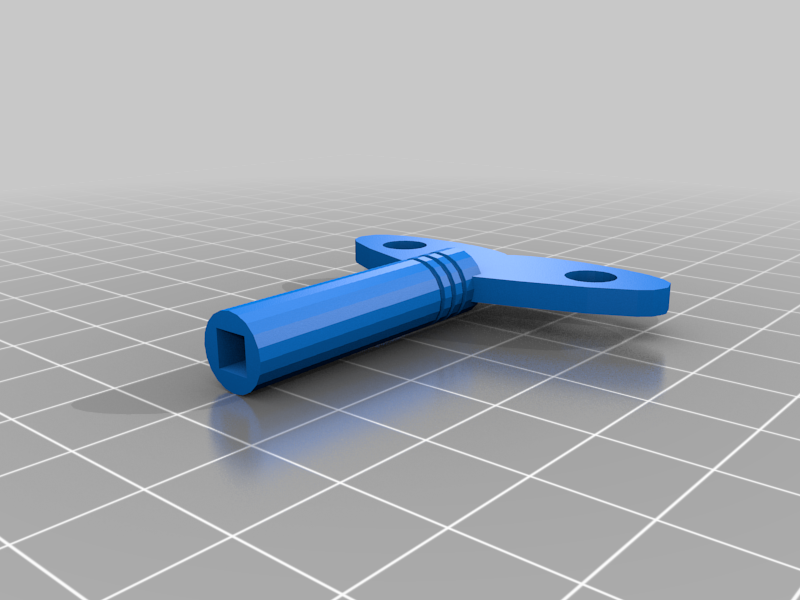 Clock winding key (4 mm square)