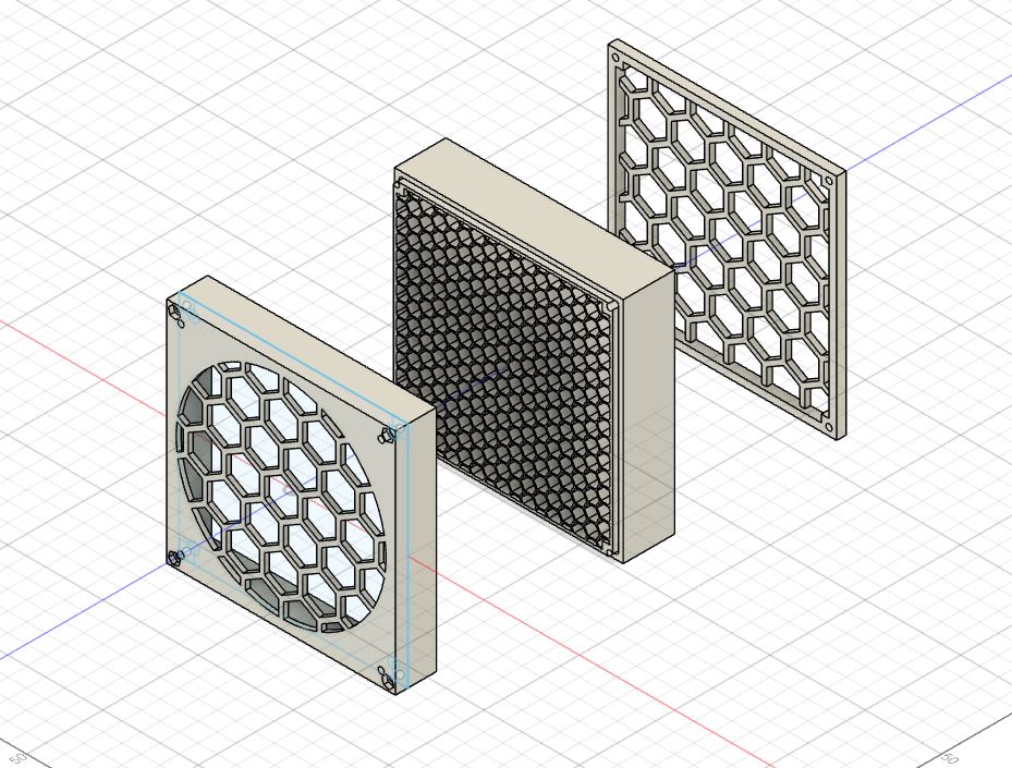 Air Scrubber 12cm fan  HEPA & Carbon