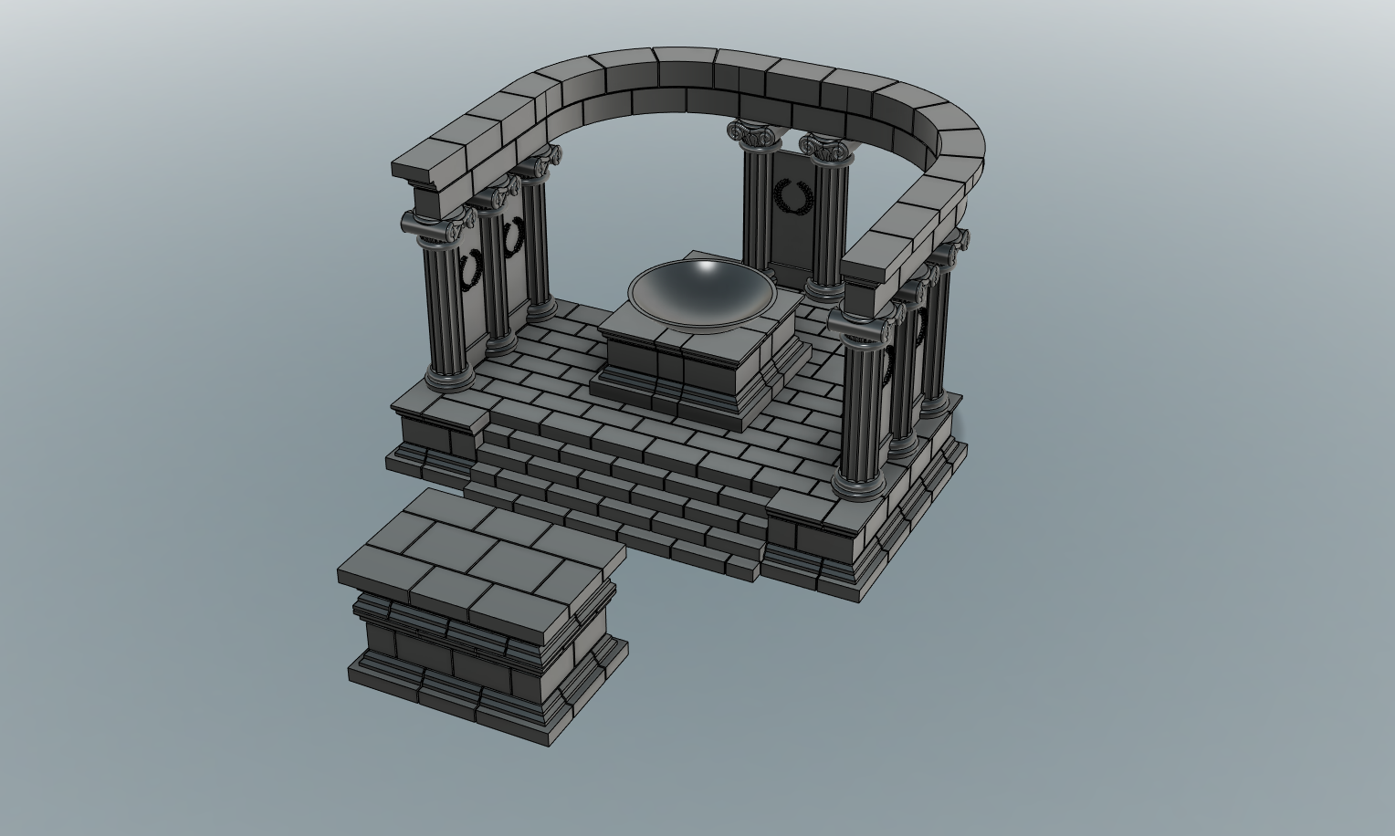 Fantasy Temple terrain