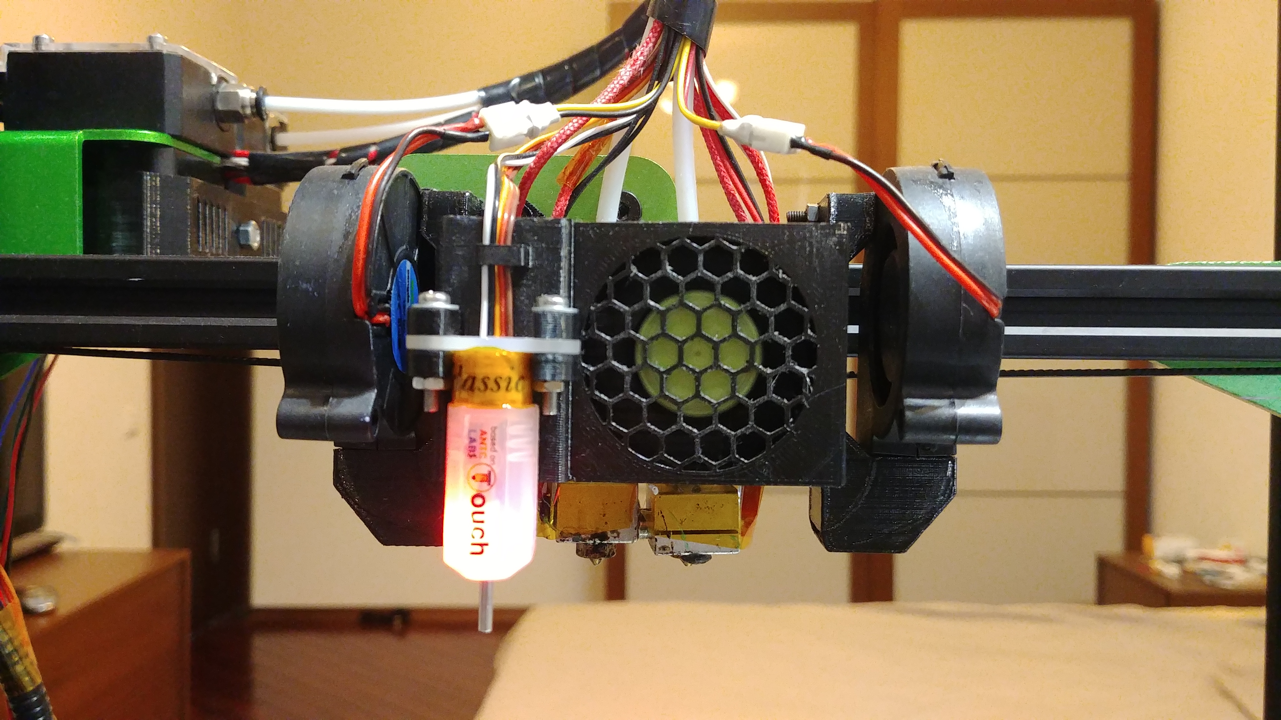 Tevo Tornado/Creality CR-10 Chimera Dual Extruder base module for K3D modular cooling system