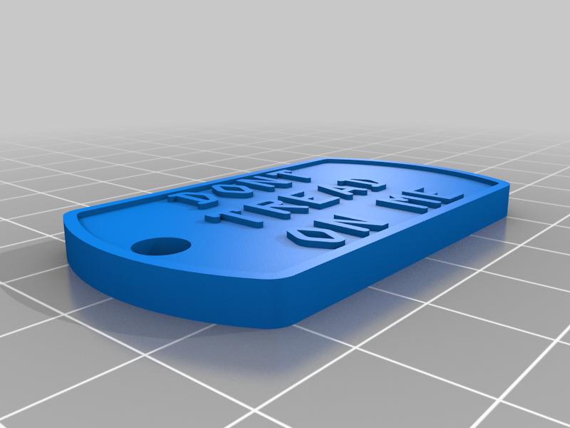 Dog Tag: Dont Tread/American Flag on reverse