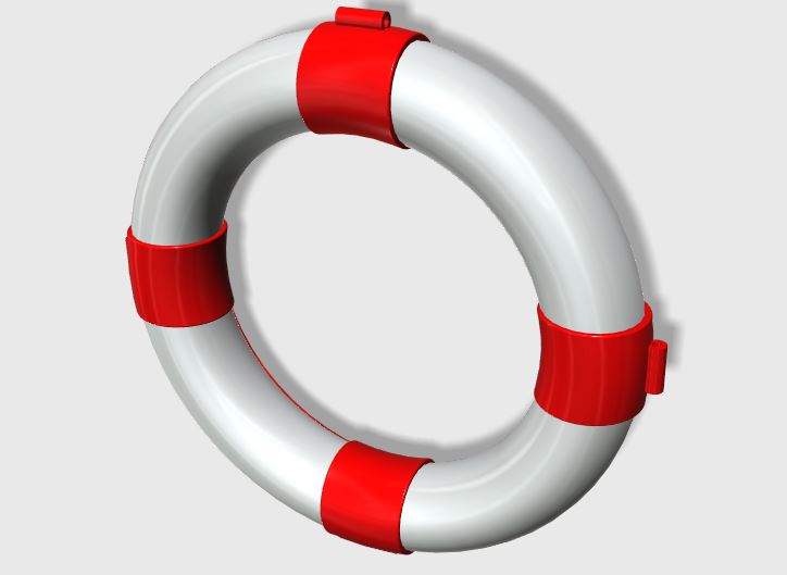 Lifebelt 1:6 scale