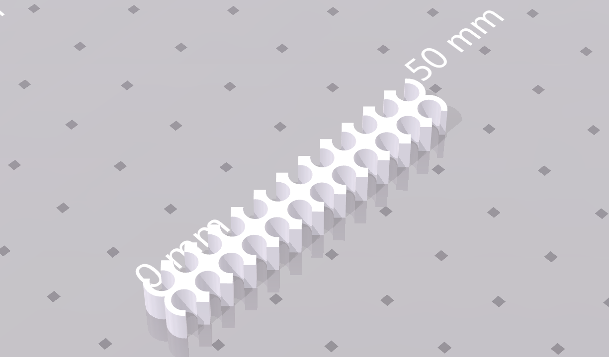 Cable Comb (PC, Computer, Sleeved Cables, Gaming) 3mm diameter