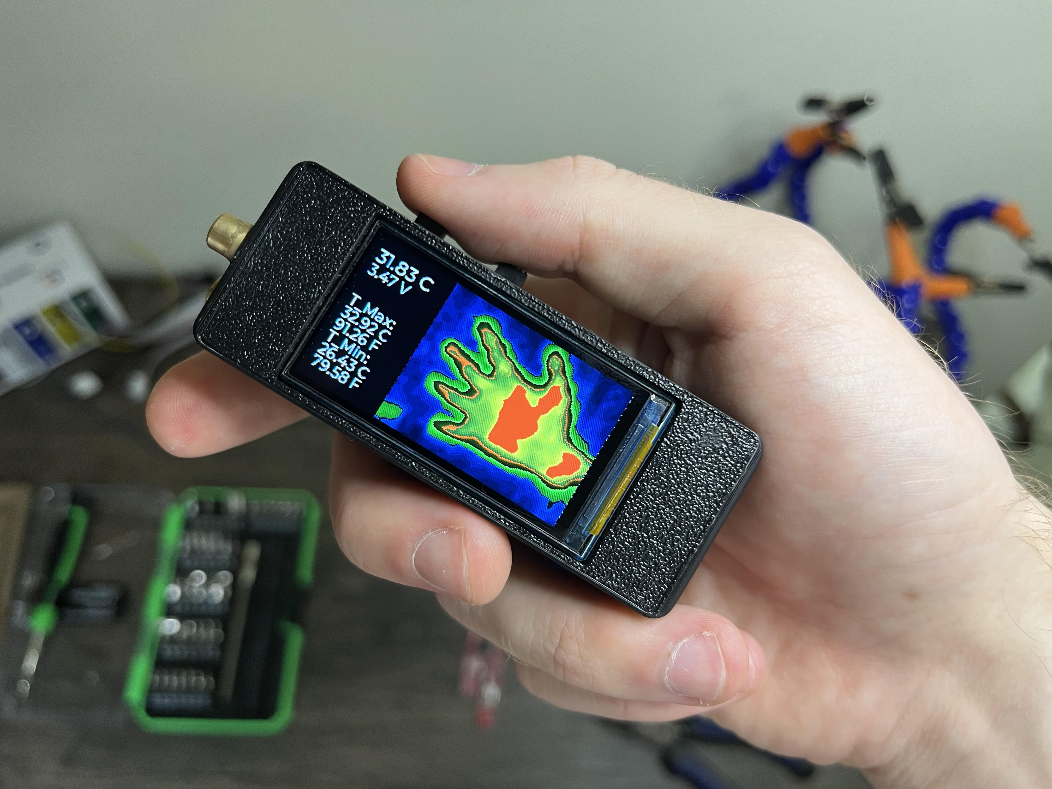 Pocket-Sized Thermal Imager + Infrared Thermometer! | OpenTemp