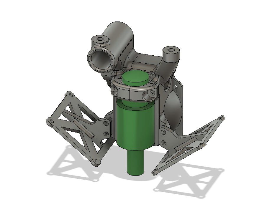 E3D V6 lightweight direct extruder mount for ultimaker