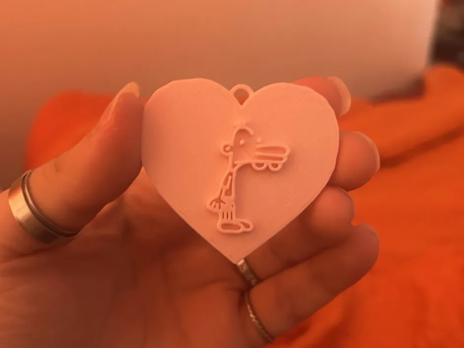 manny keychain - diary of a wimpy kid