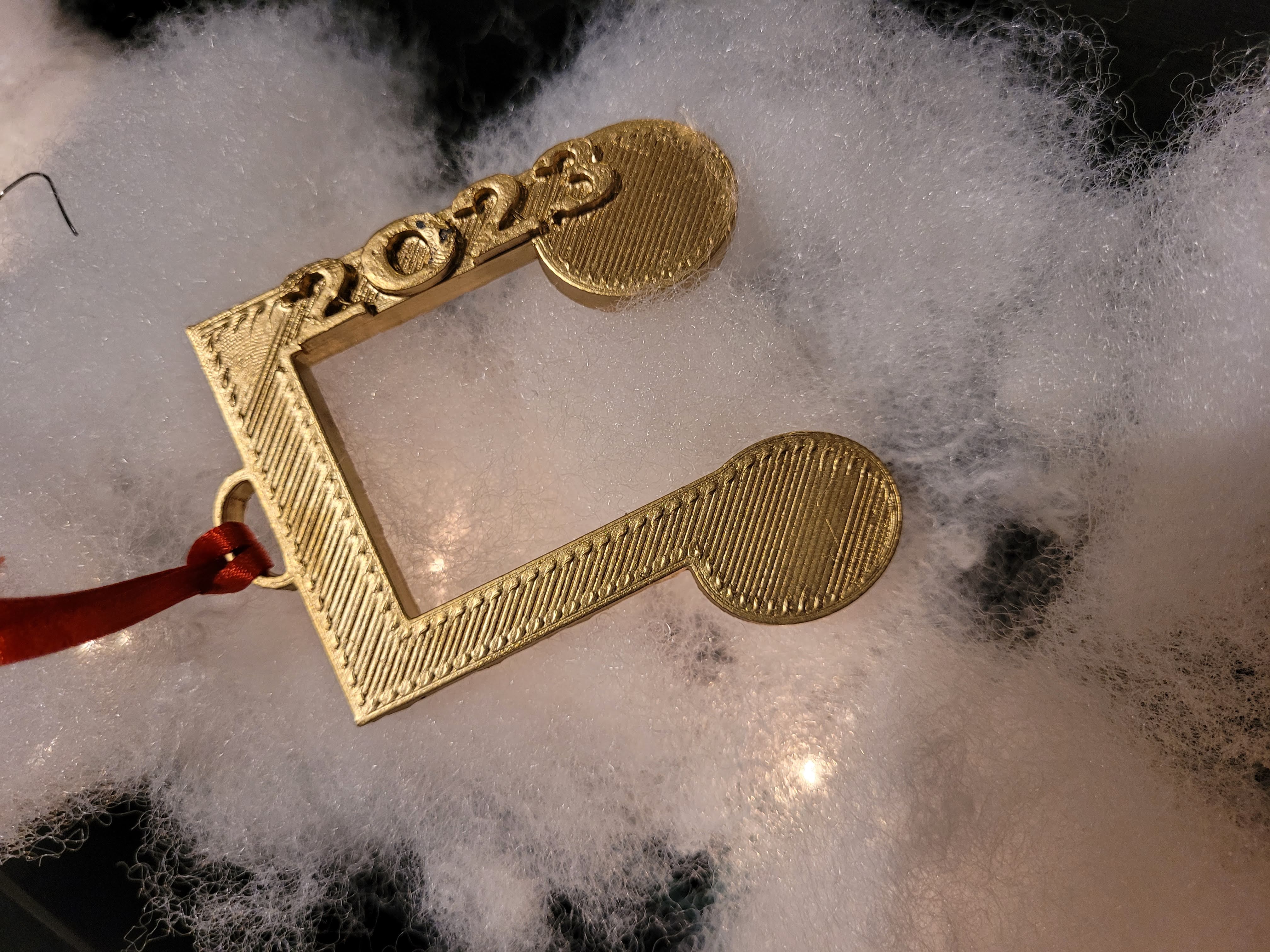 2023/2024 music note ornament