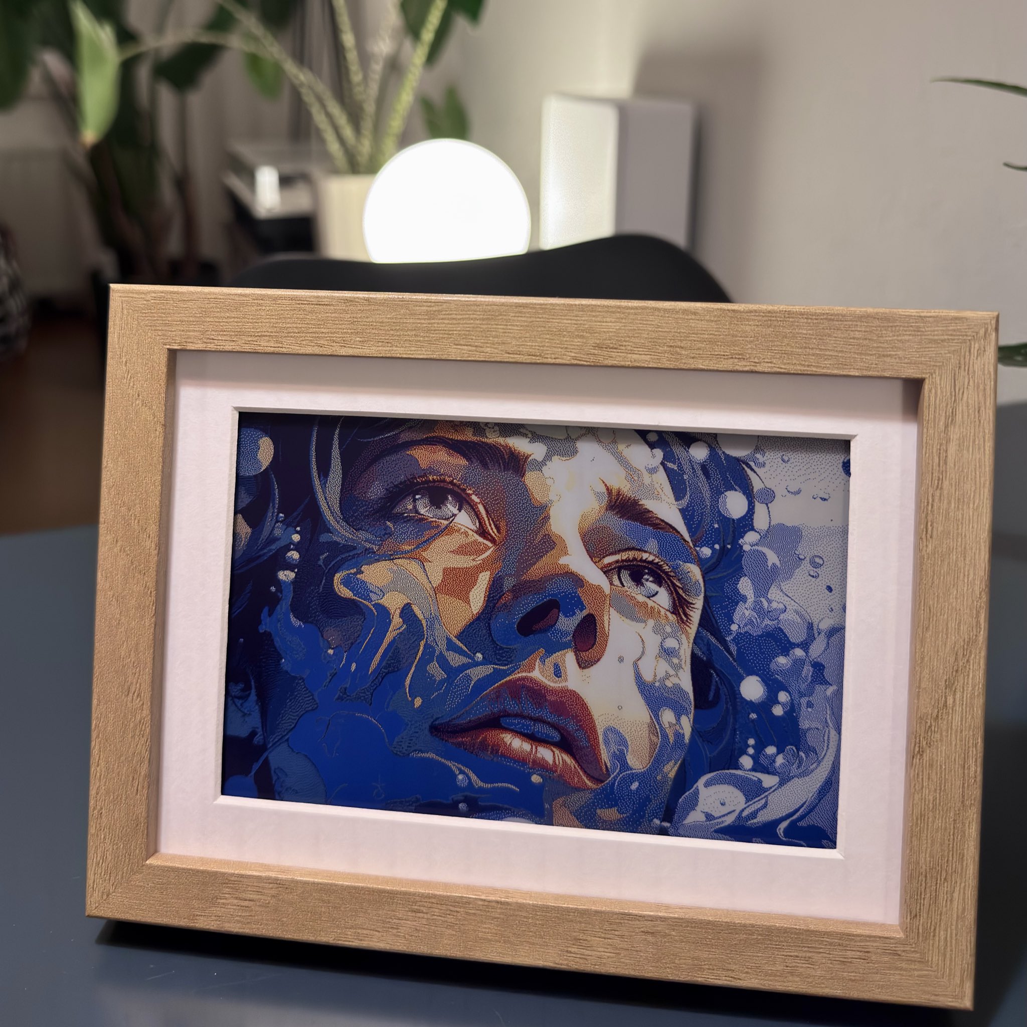 Seeed reTerminal E1002 spacer to fit IKEA RODALM picture frame