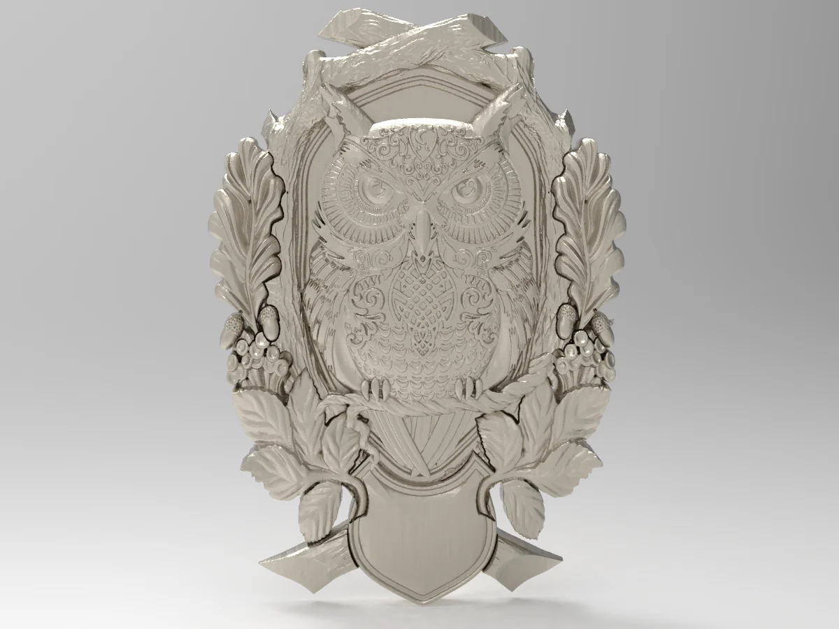 Owl shield for CNC