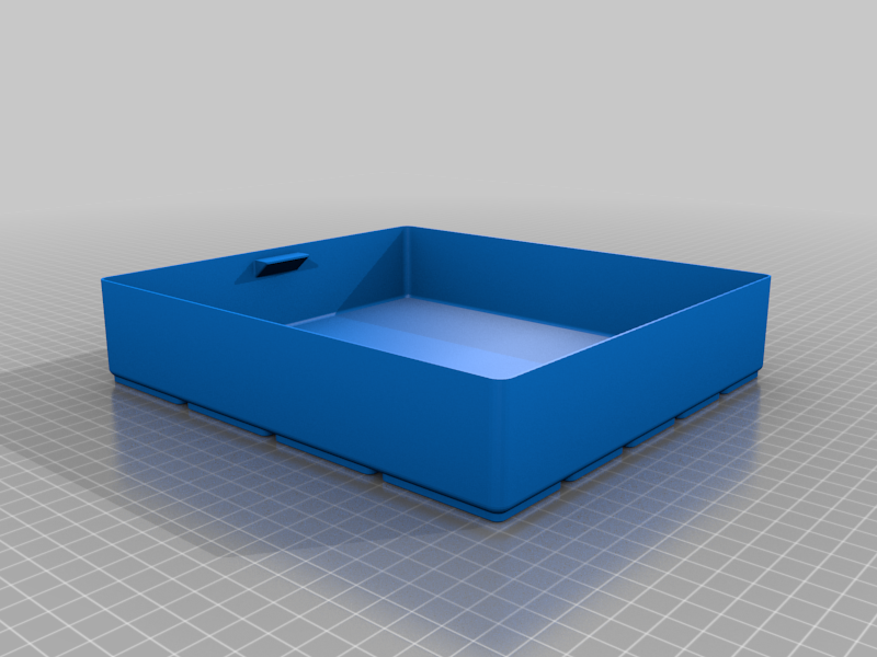Raaco 55 Storage container with label - flat bottom
