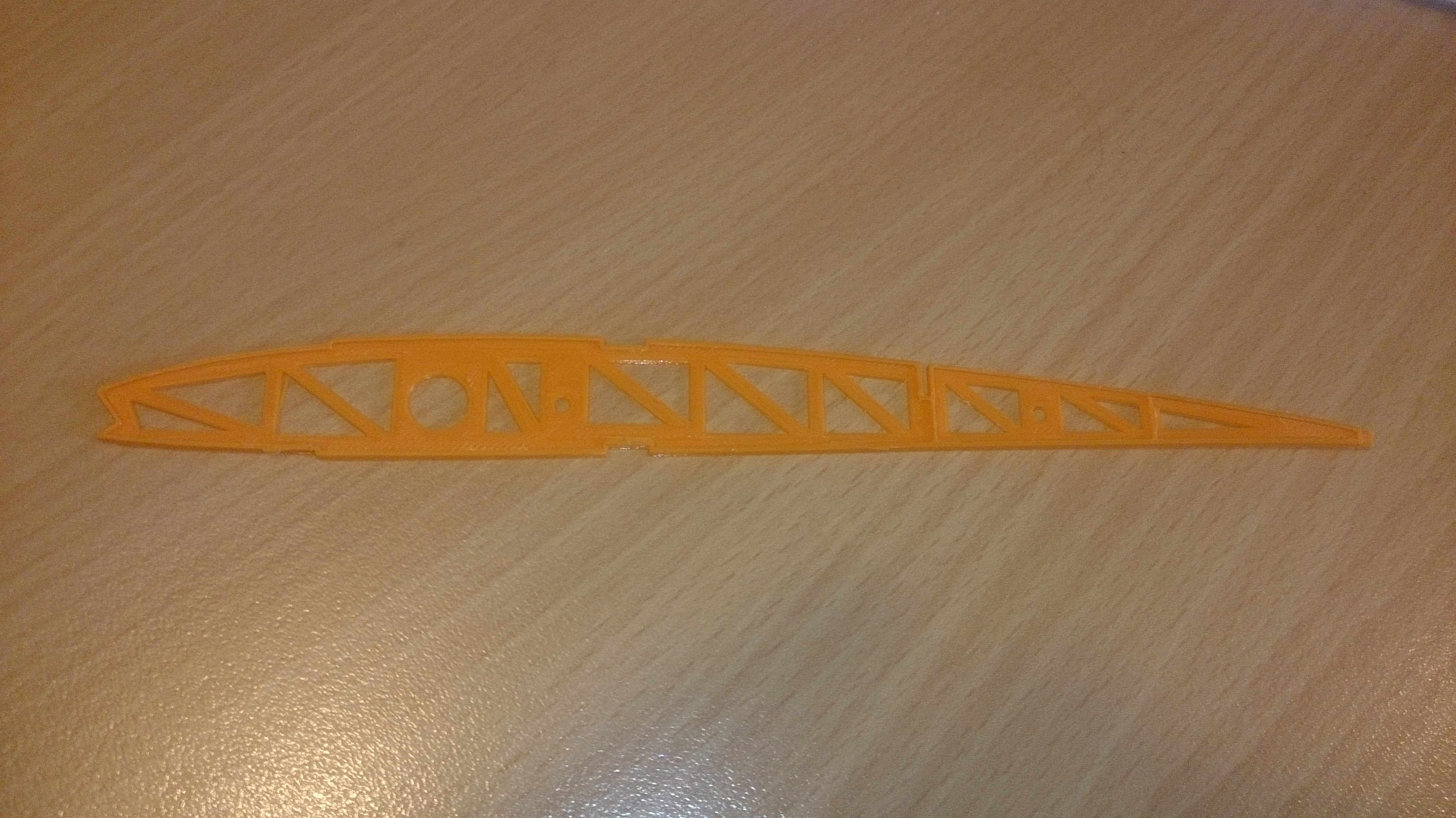 Glider project - printed rib & stencil
