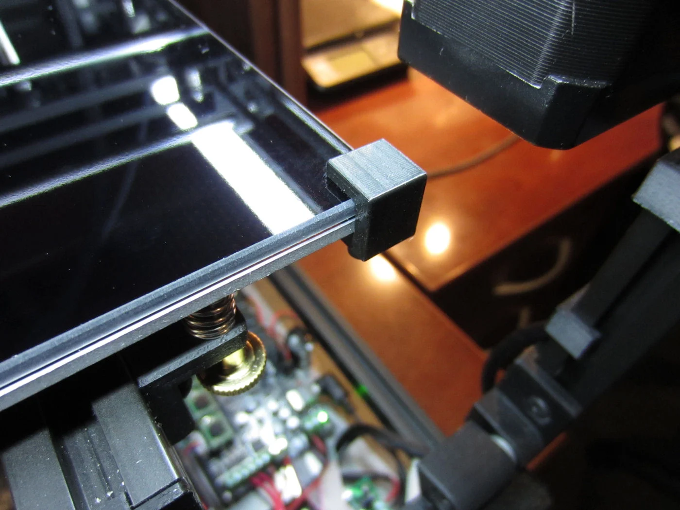 3D Printer Glass Bed Clamp