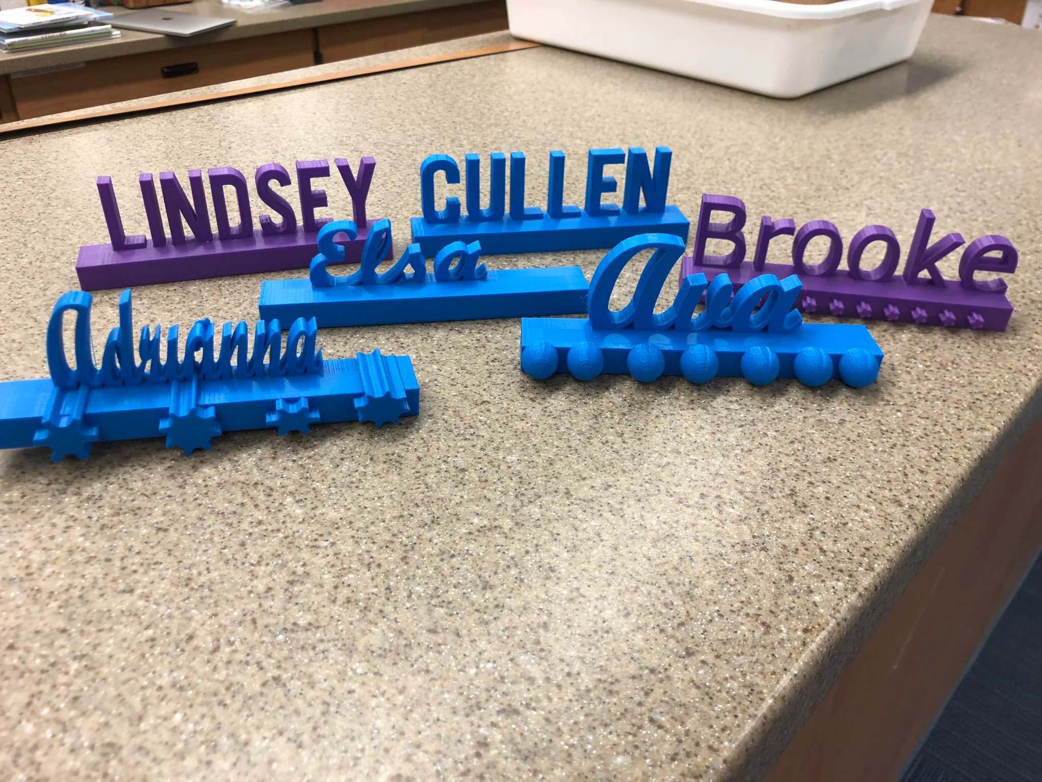 Student/Teacher Name Plates
