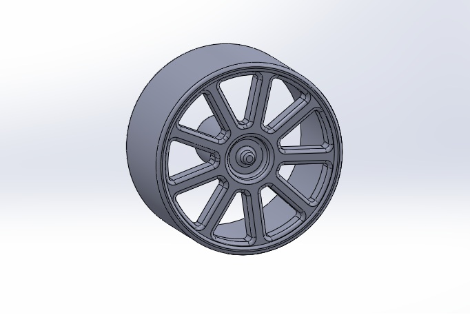 Rueda Lisa para Motoreductor