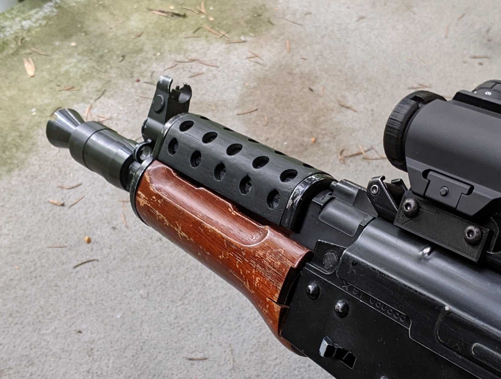 AKS-74U Vented Cheese Grater Upper Hand Guard (Airsoft)