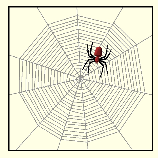 parametric cobweb and spider