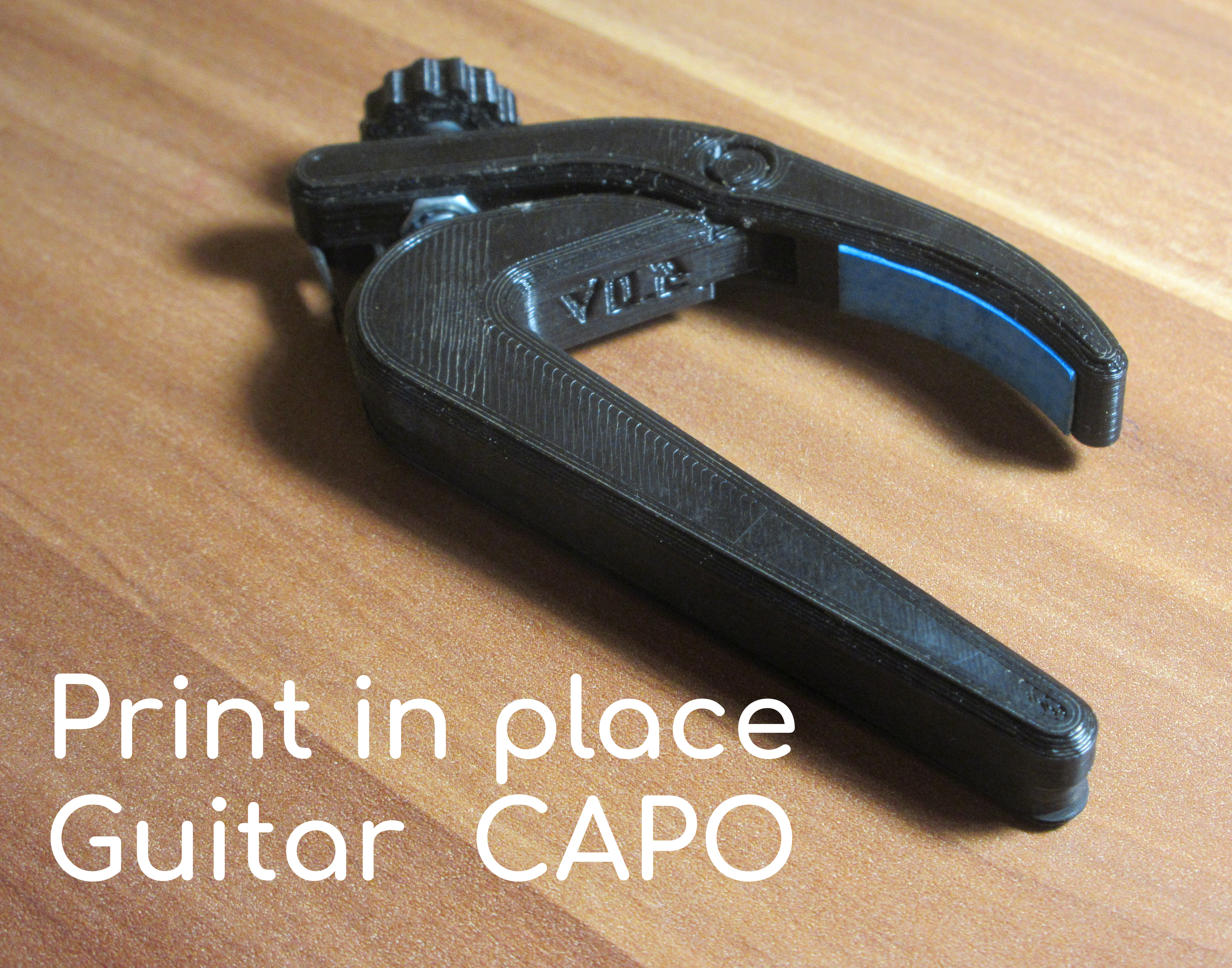 Guitar Capo - Screw and elastic band