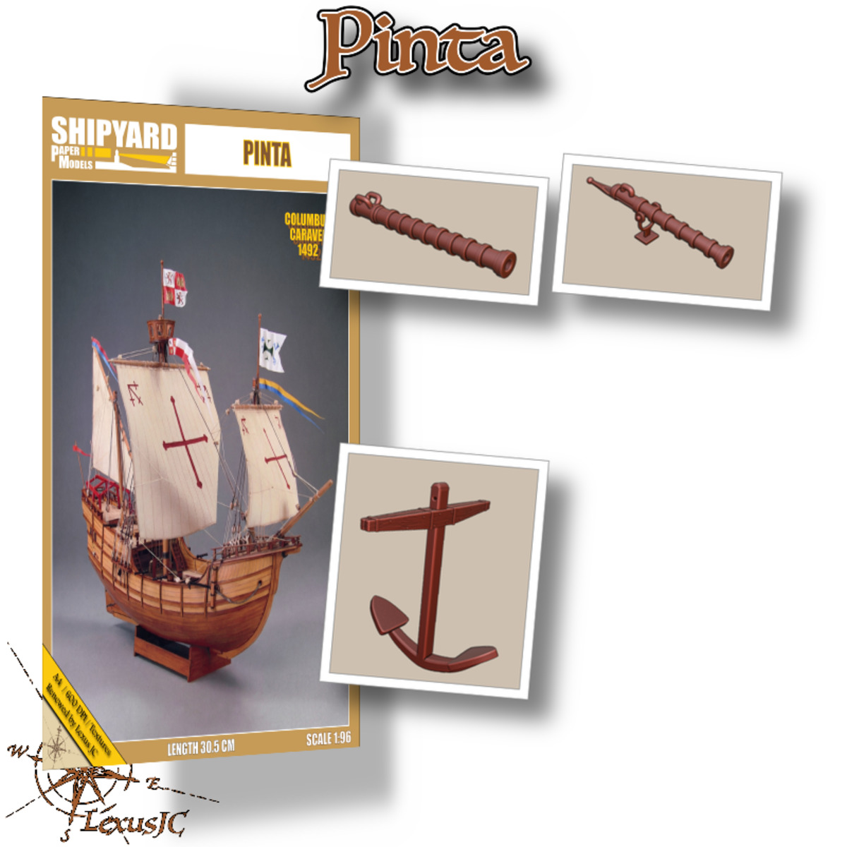 Pinta Ship Elements (model-shipyard.com)