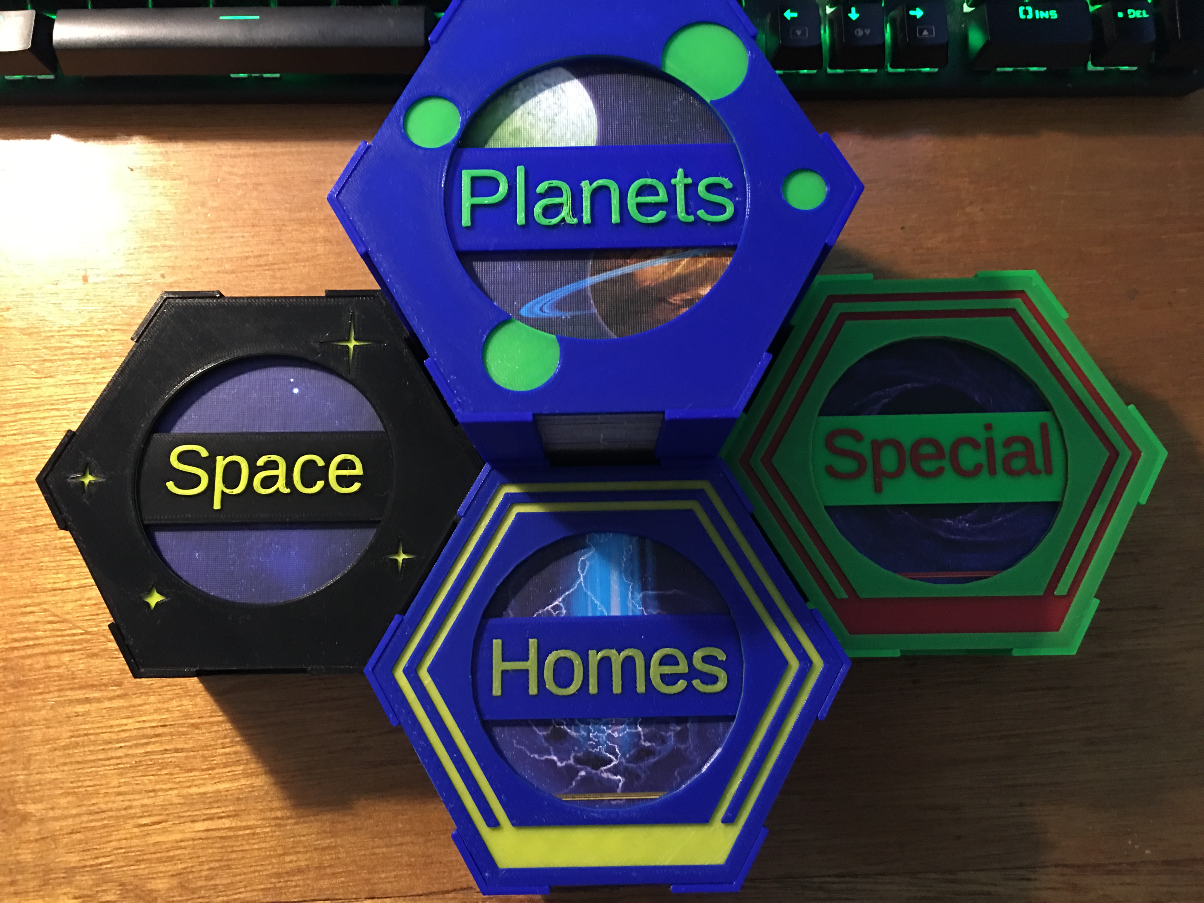 TI3/TI4 Map Hex Holders