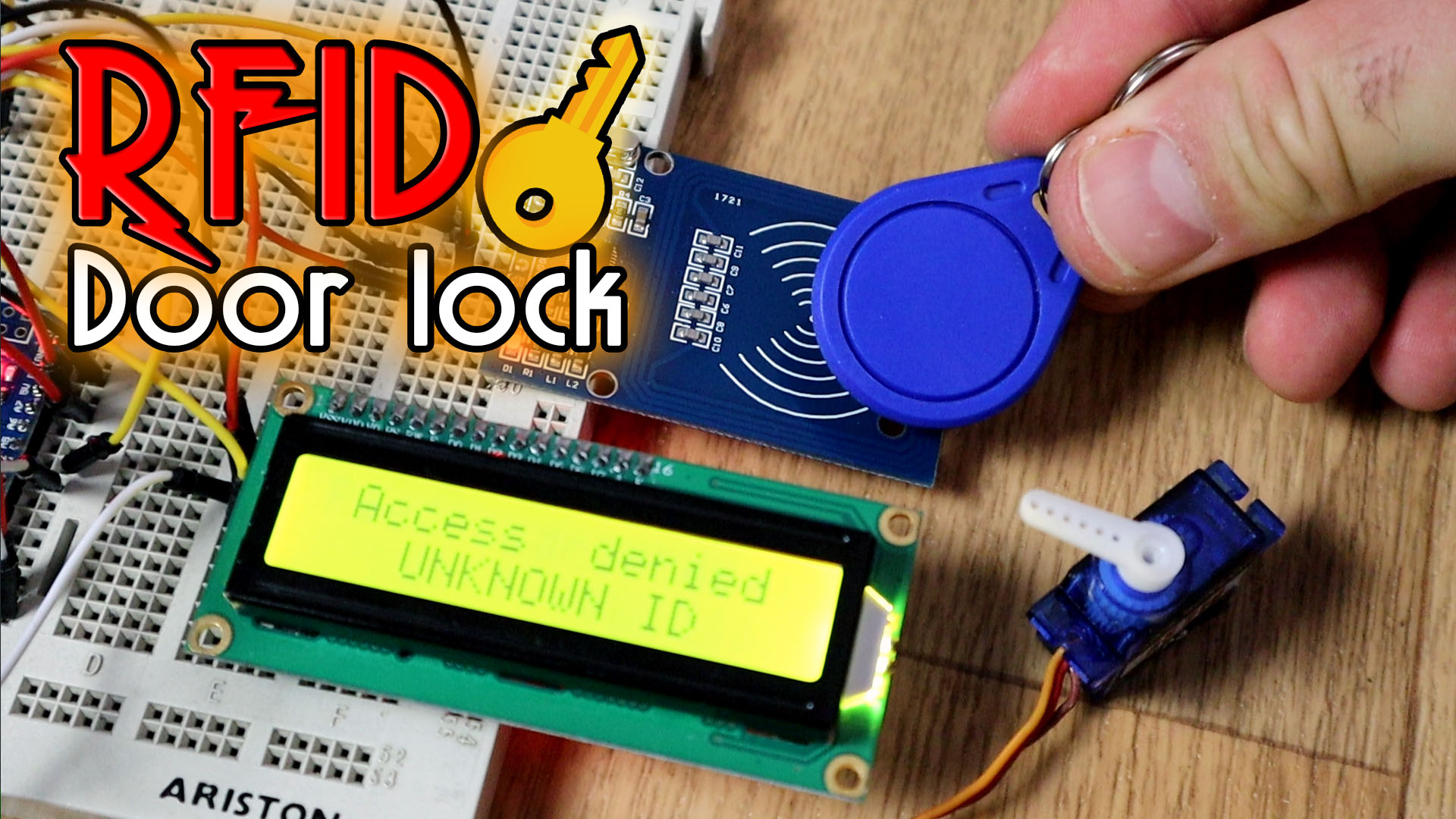 Door lock case RFID
