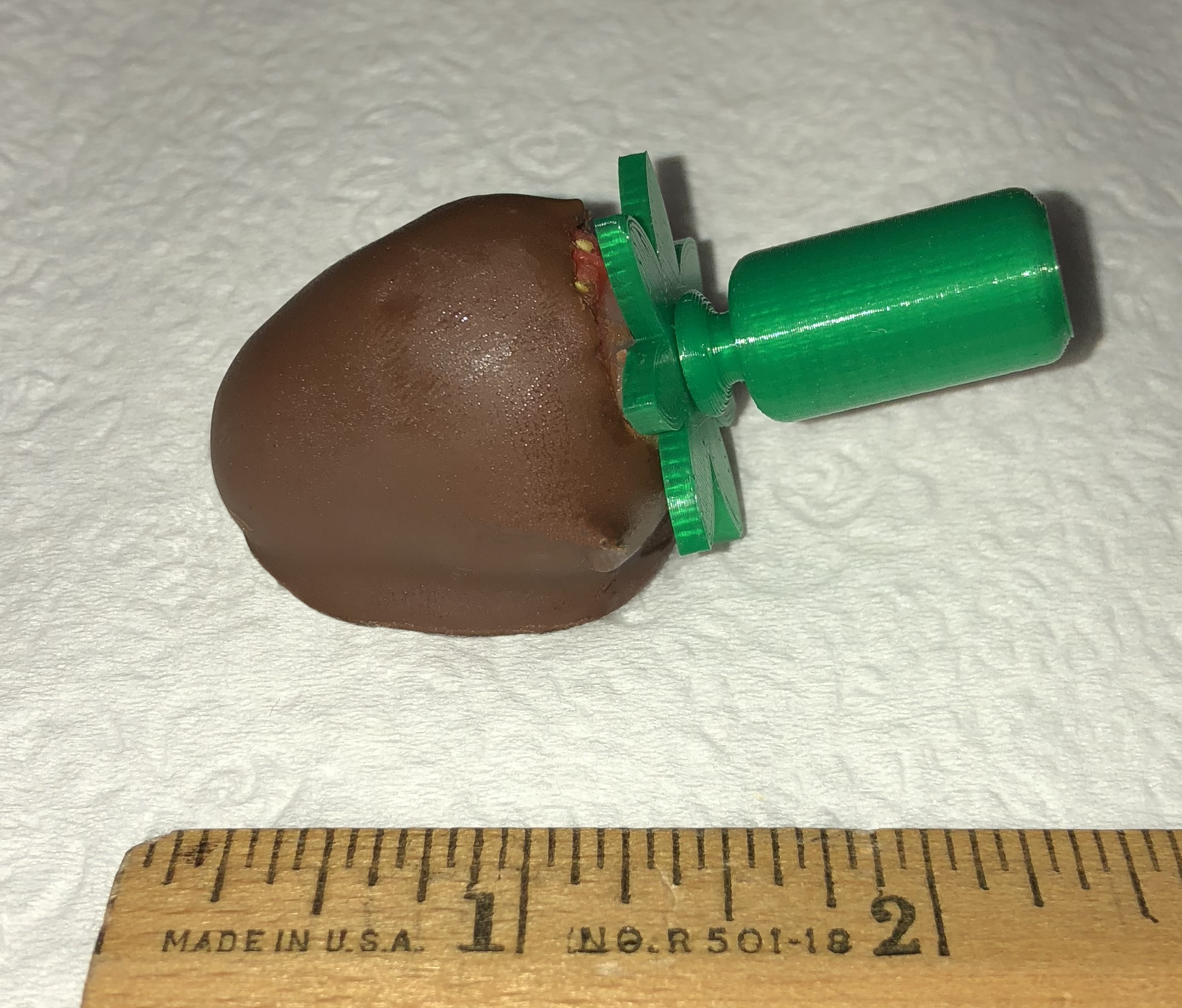 Chocolate-Covered Strawberry Skewer