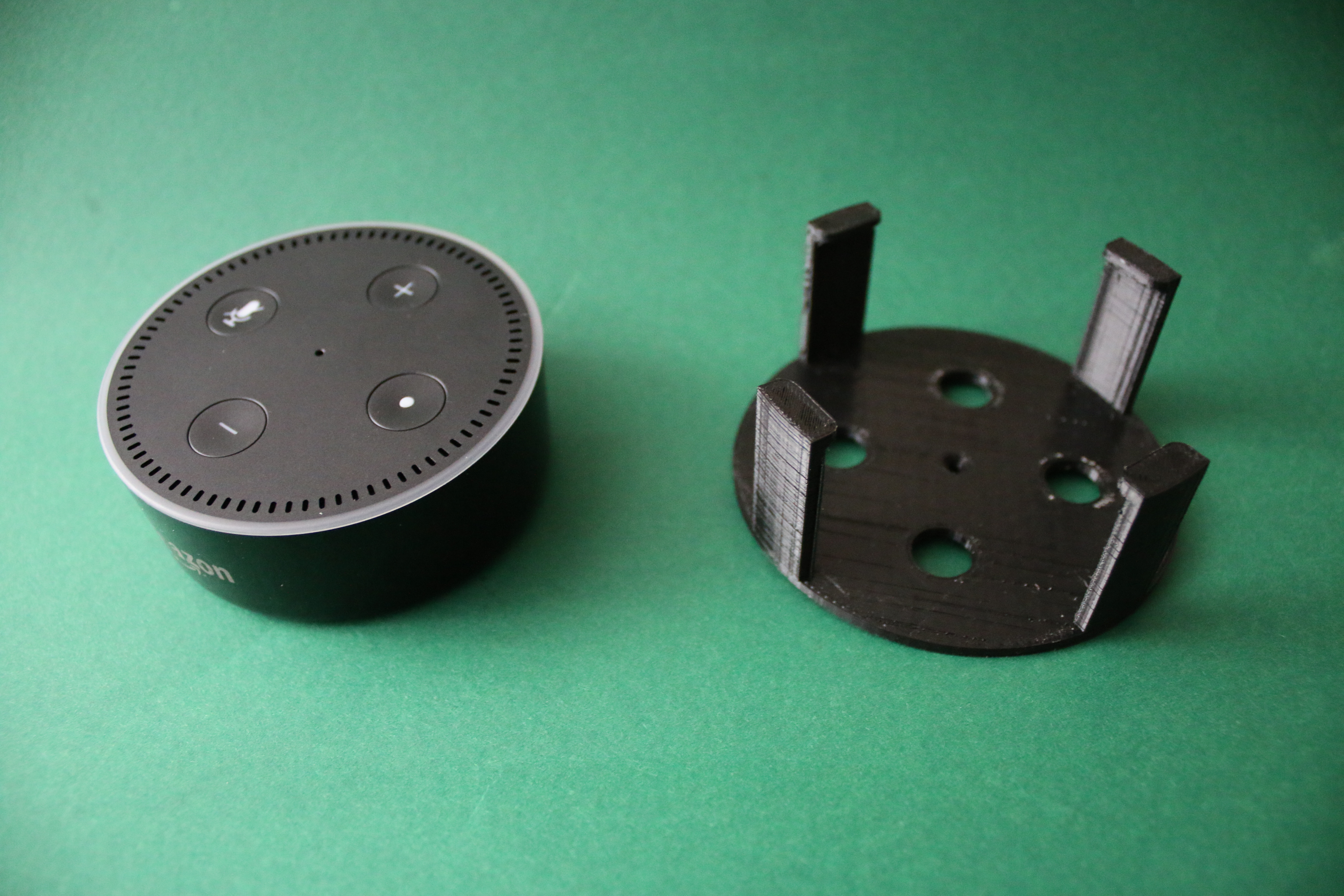Alexa Echo Dot ceiling mount, overhead mount, wall mount.