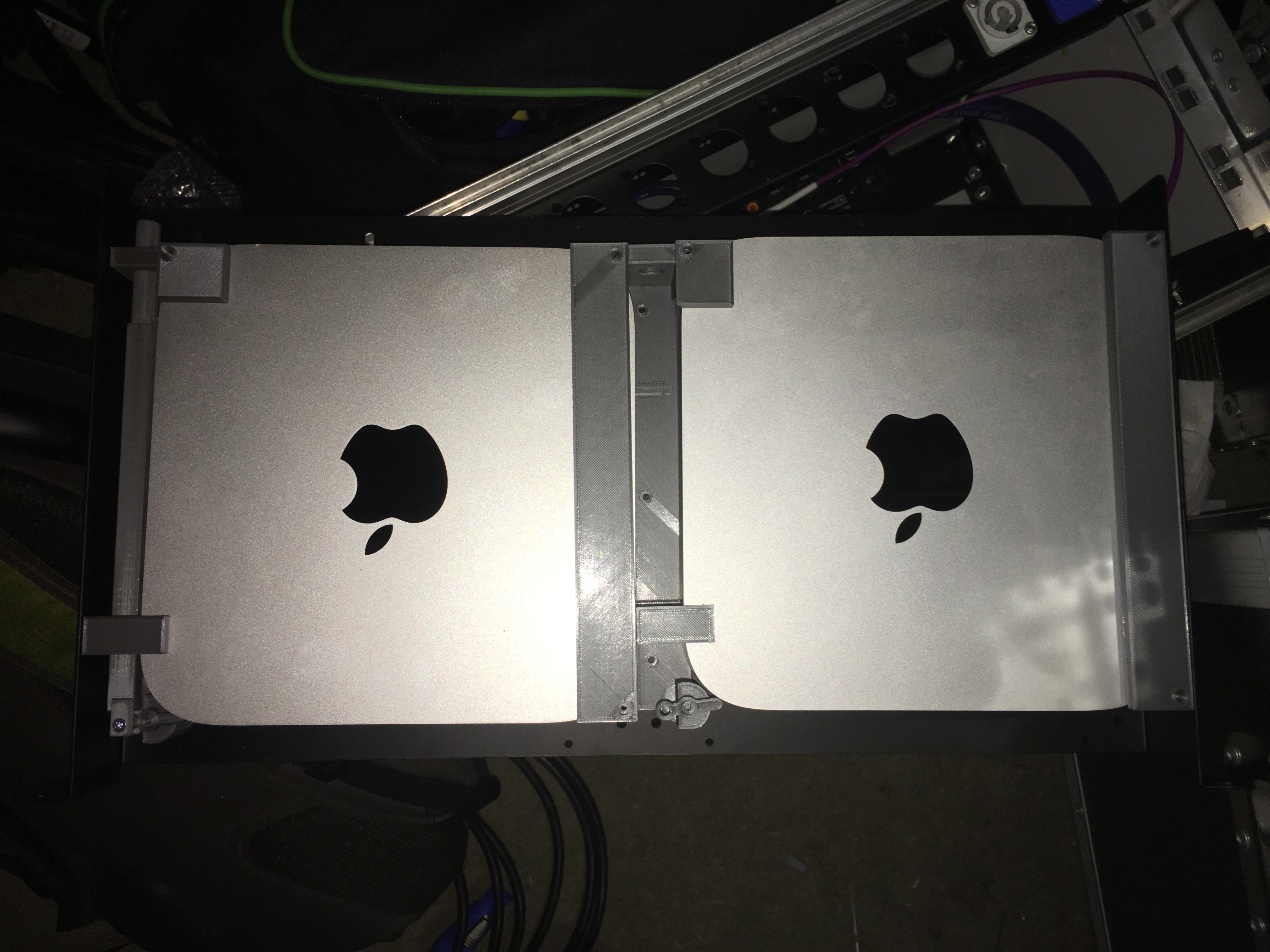 Mac Mini rack mount bracket with remote power switch