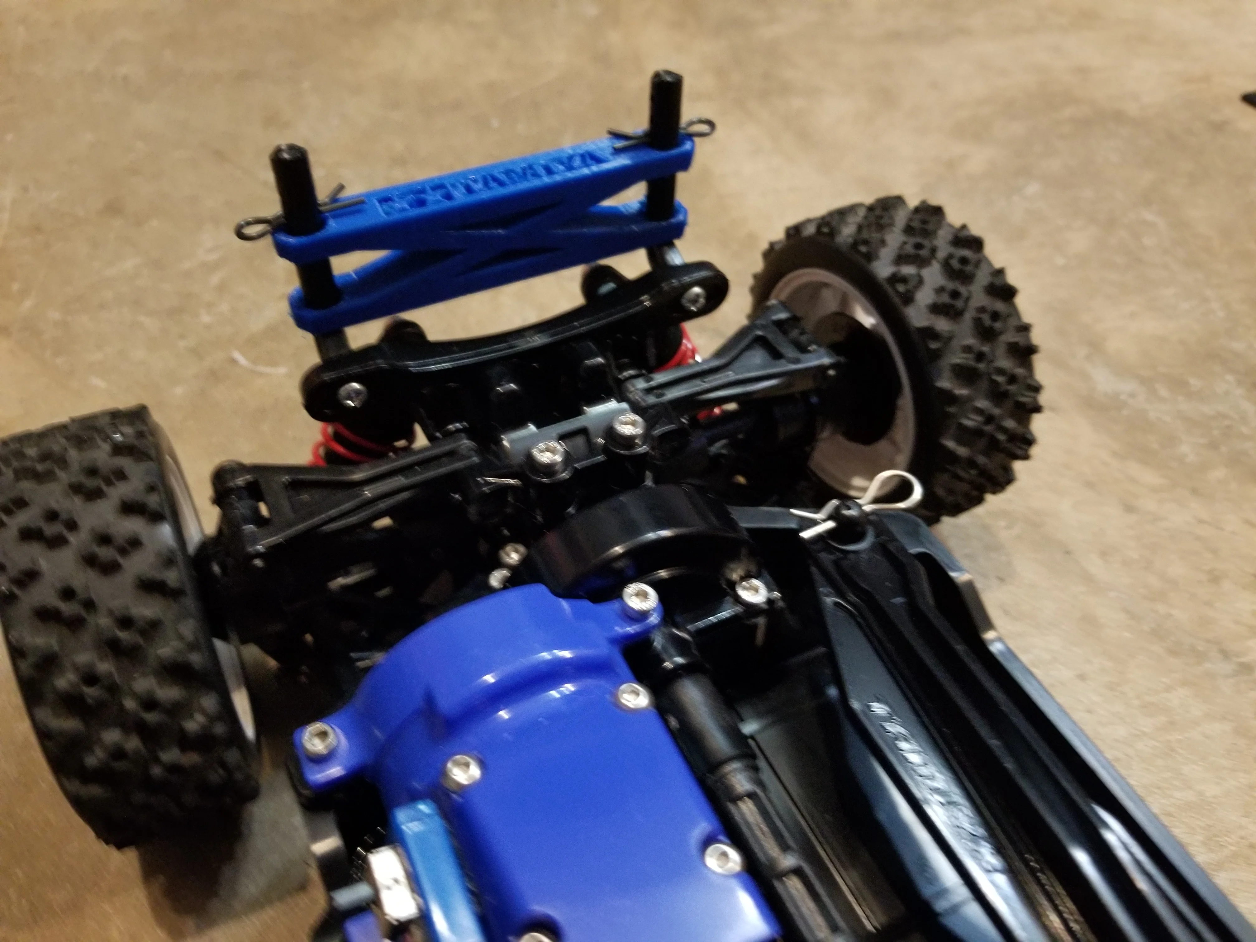 Tamiya TT02 body post brace