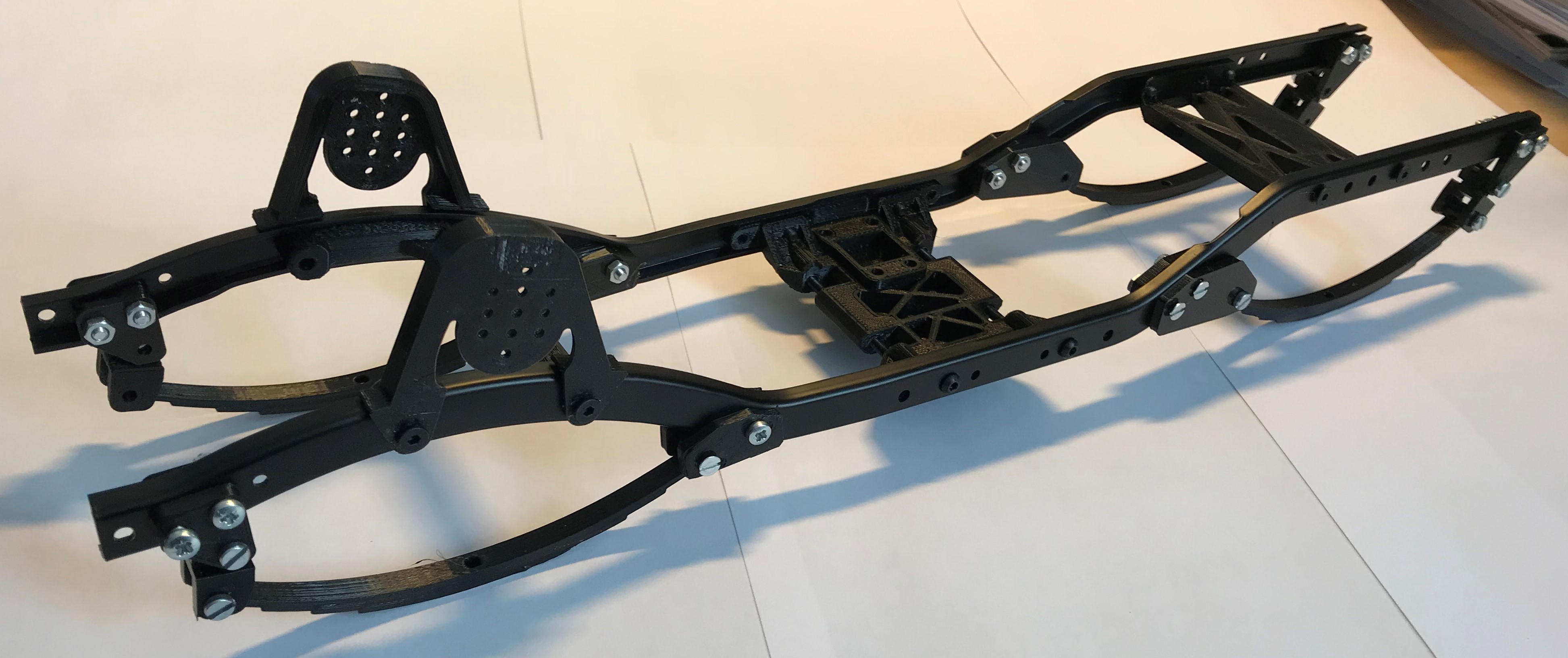 Leaf Spring Setup / Blattfederung SCX10 Rails