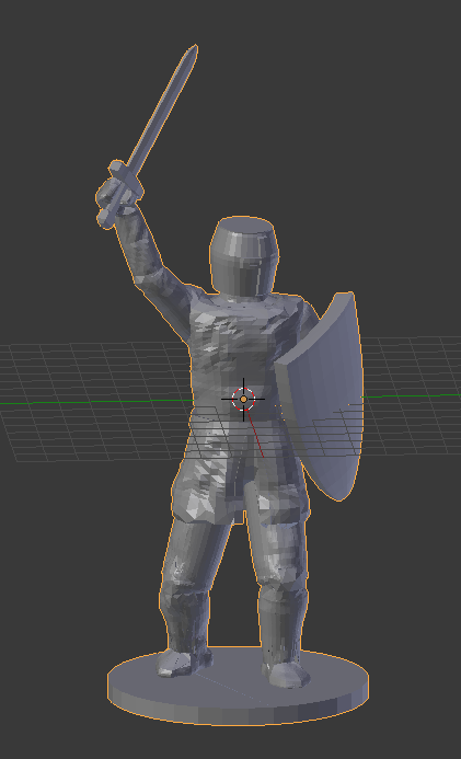 Knight with Kight Shield and Sword