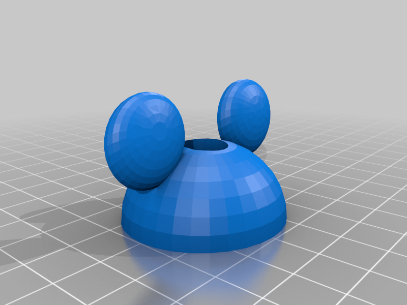 Mickey Mouse Hat Straw Topper