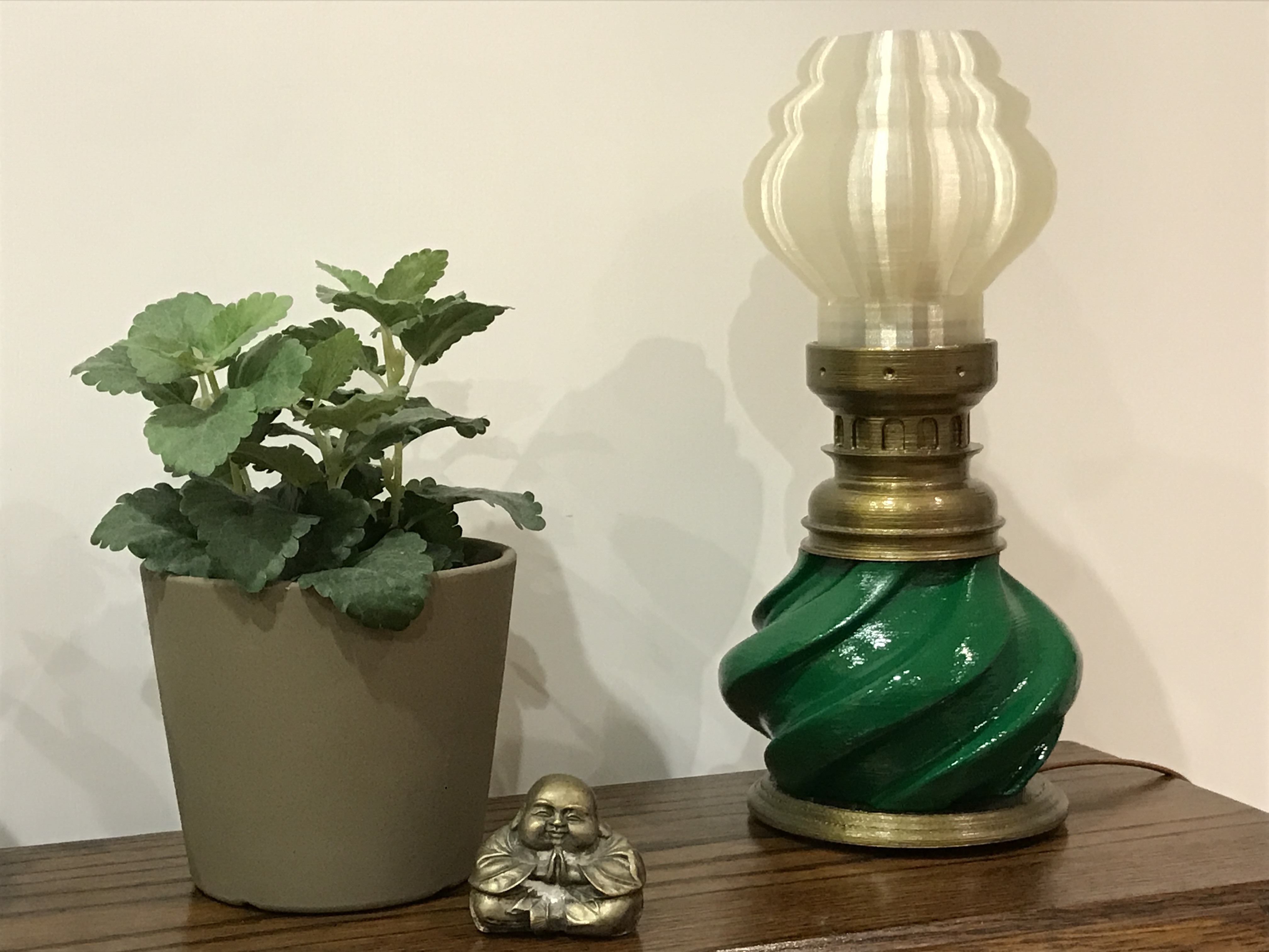 Victorian Hurricane Lamp modified