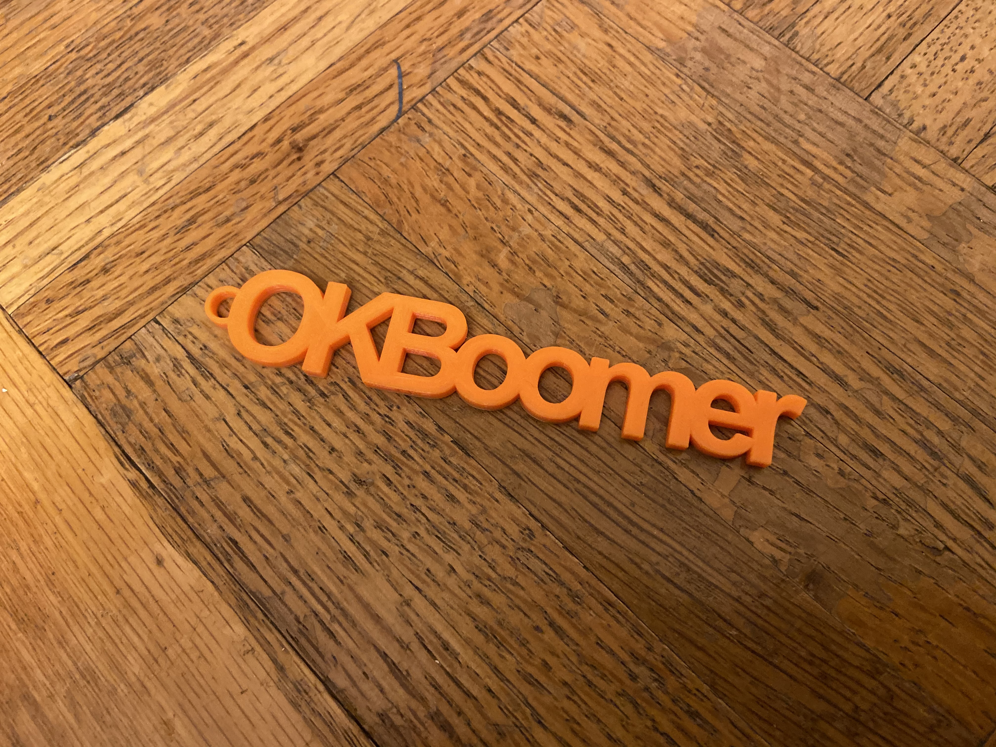 Ok Boomer Keychain