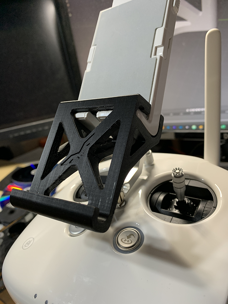 LargeTabletMountExtension for DJI Phantom4 and more