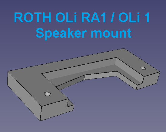 ROTH OLi RA1 Speaker wall mount