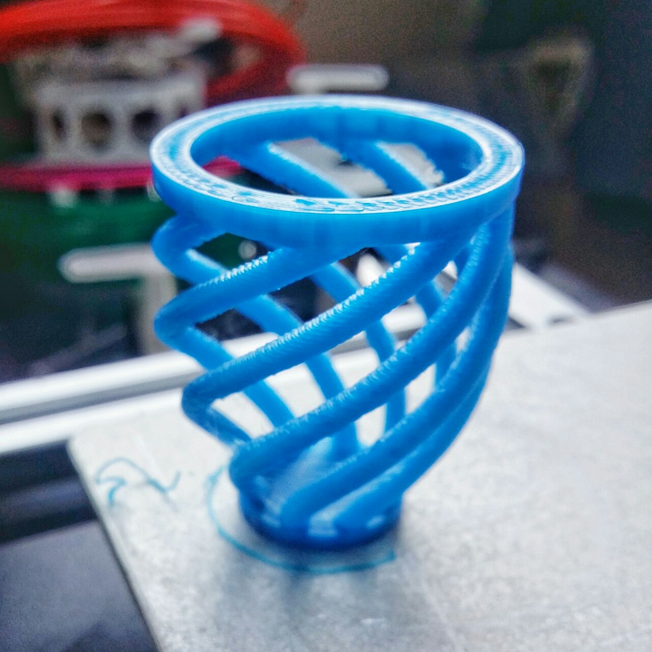 Calibration vase - Stringing, overhang and bridging test