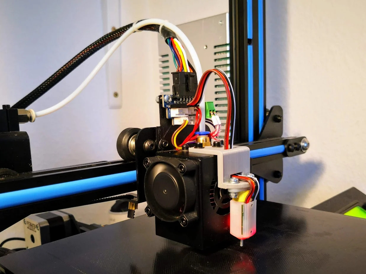 Geeetech A10 BLTouch Mount (stiff, aligned and fixated)