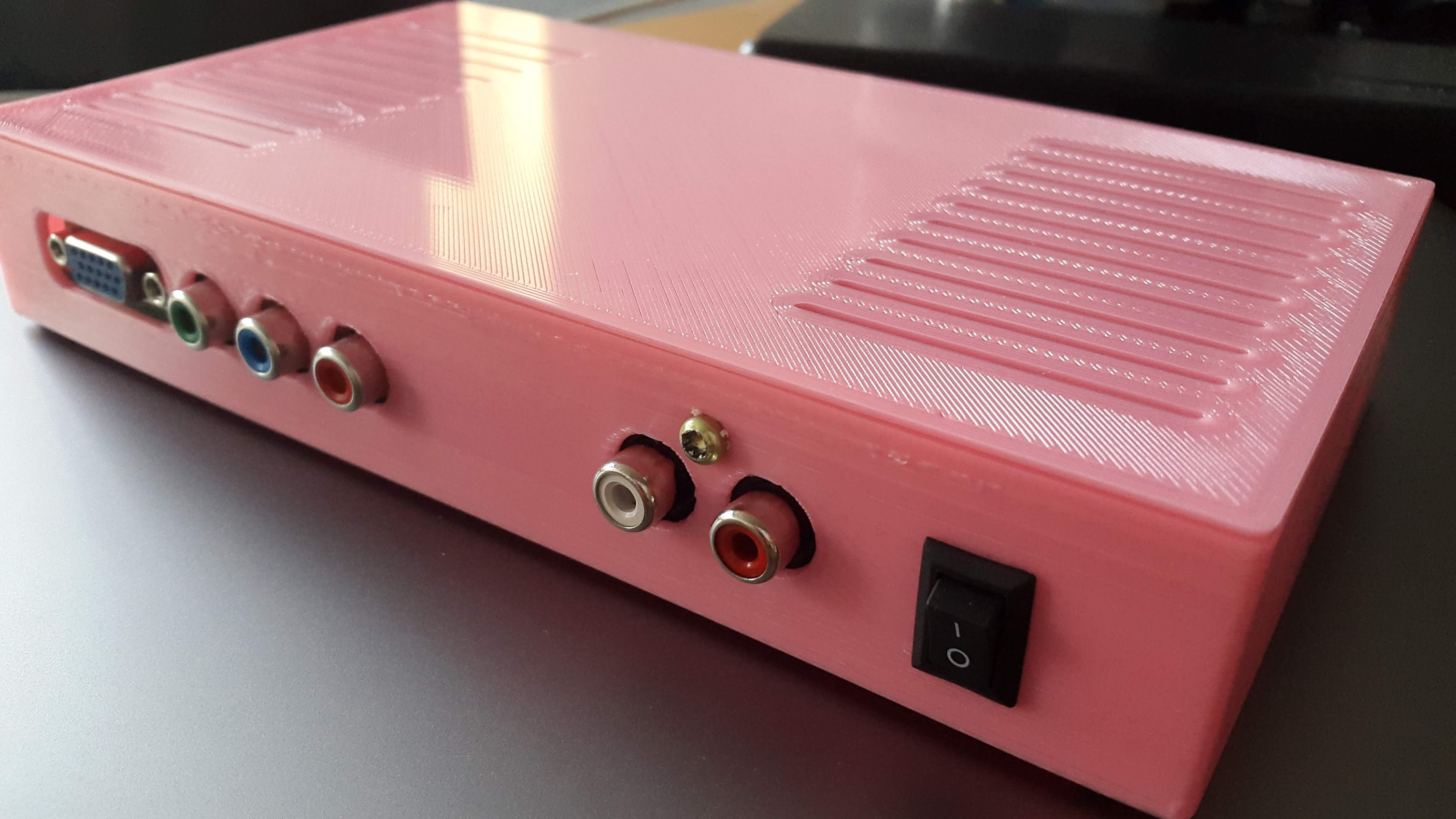 GBS 8200 Yellow Button Version Housing with SCART and RCA Audio