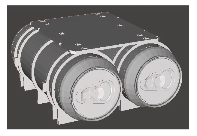 710ml Soda can double tank (WIP)