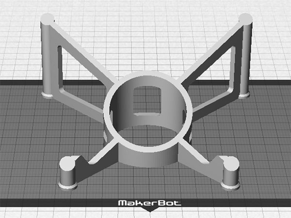Tablet Stand - Modern style iPad / Tablet stand for use on a desk