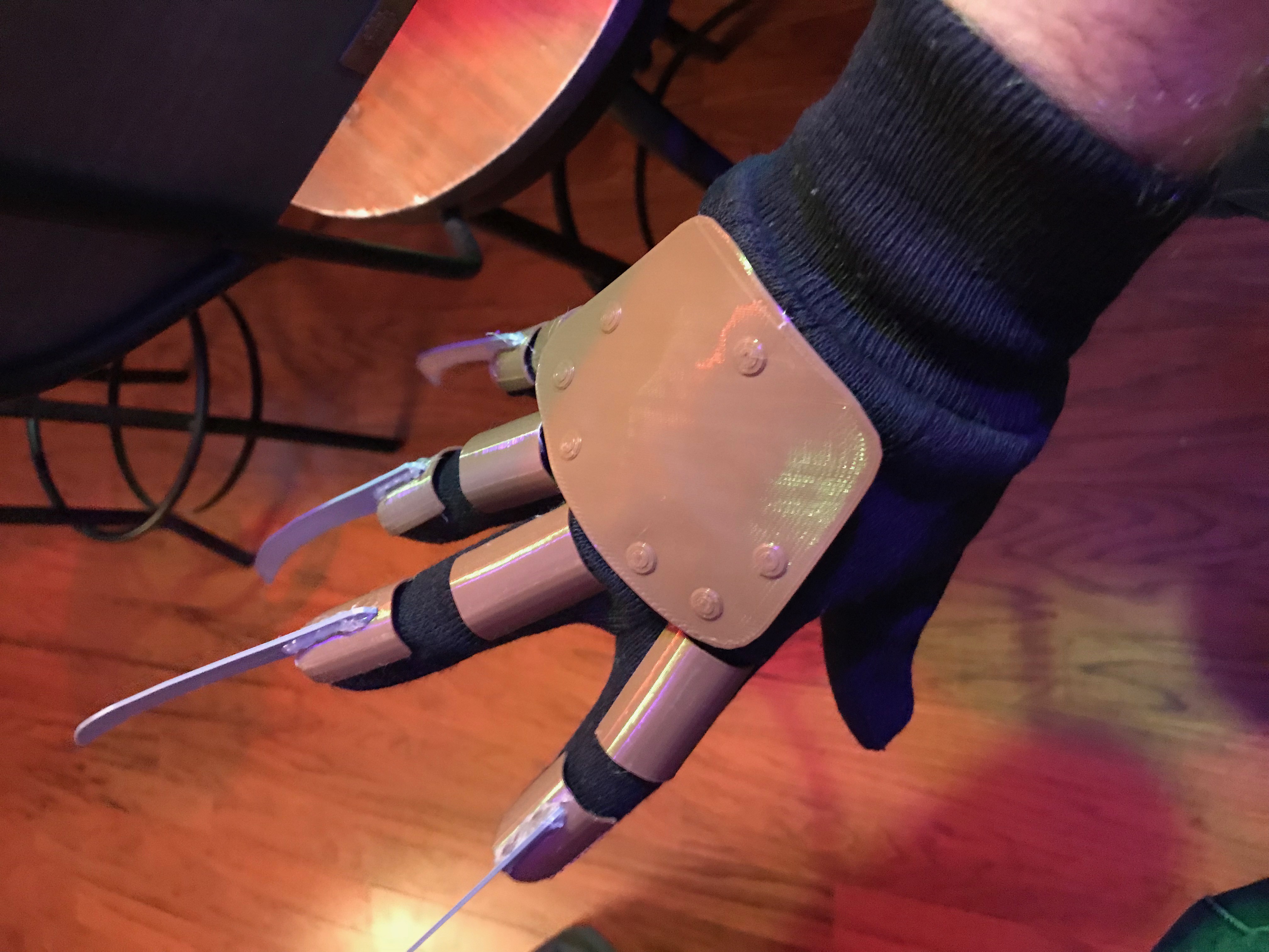 Freddy Krueger Glove Parts