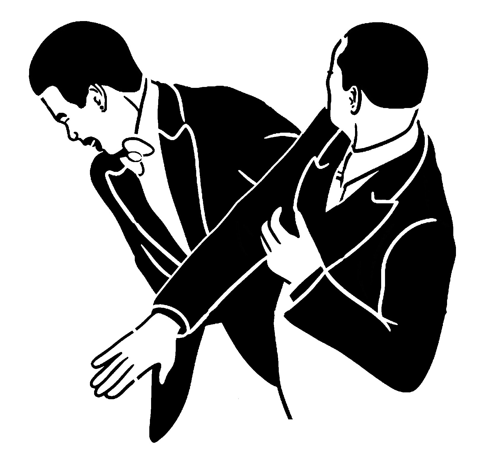 Will Smith and Chris Rock stencil + 2D