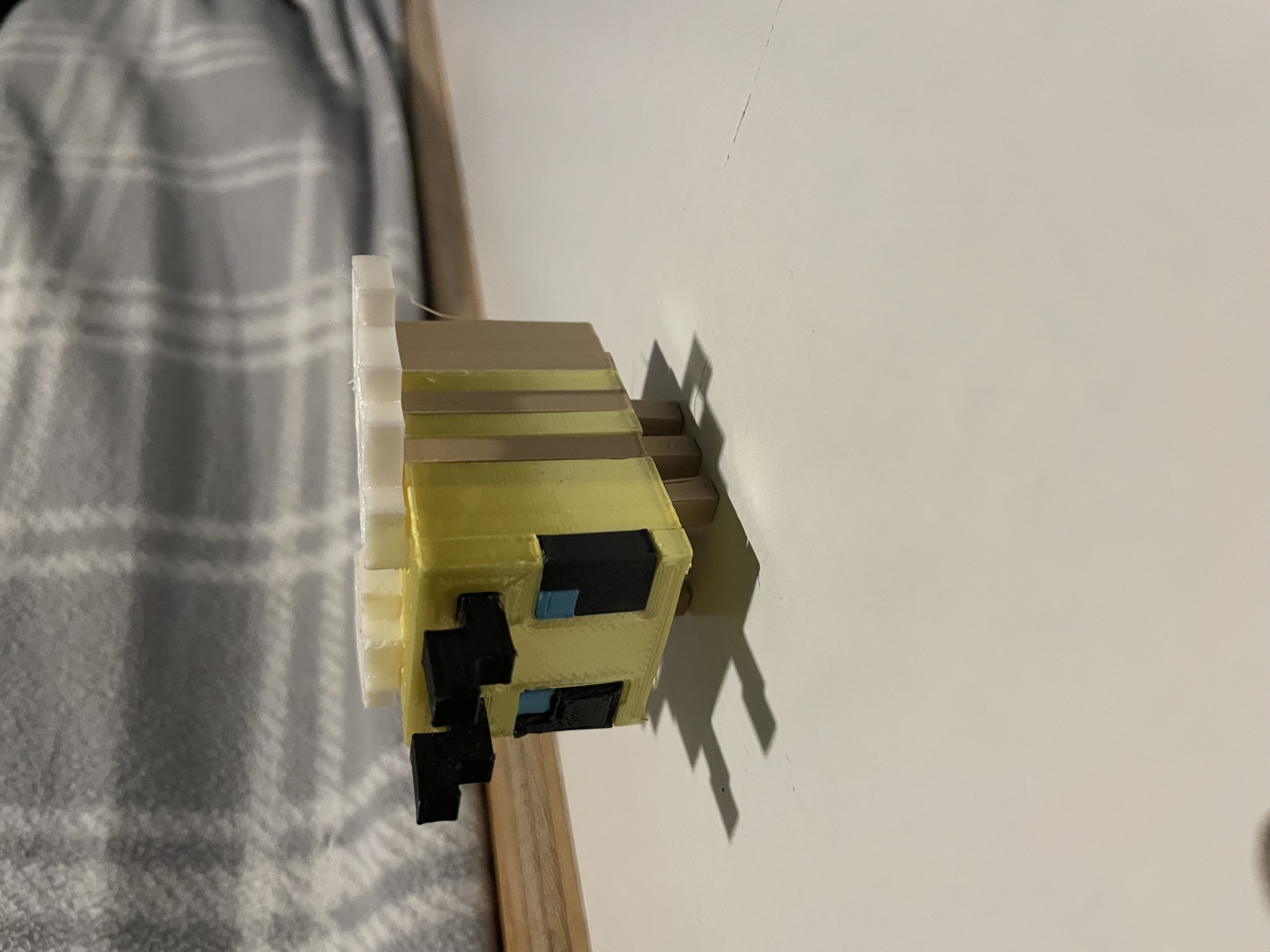 Minecraft Bee Fully Printable No Glue Needed