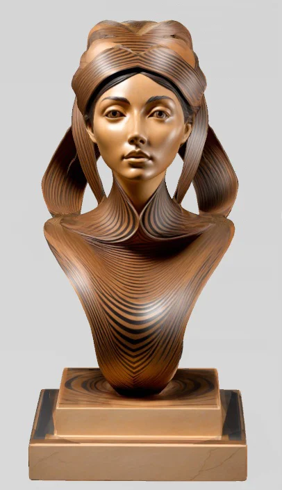 Woman Bust Decoration