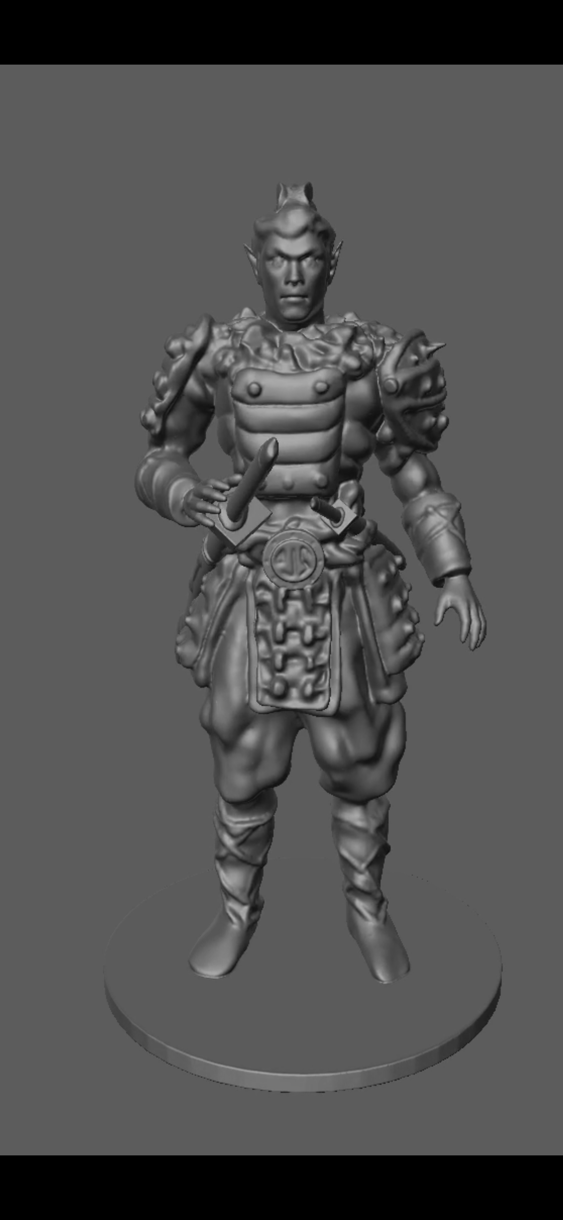 Samurai Elf Miniature