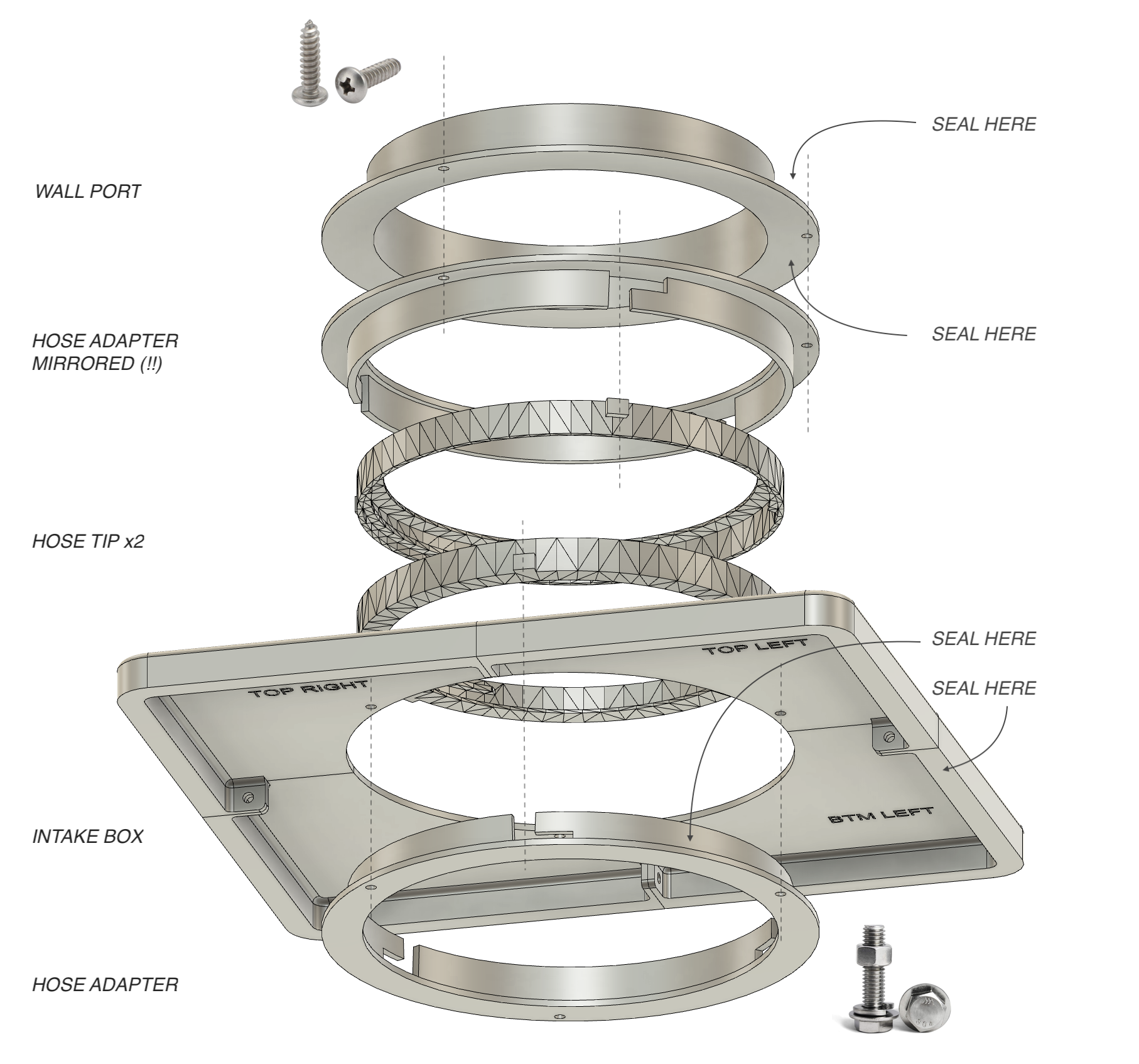 Second (dual) hose for Comfee (Midea) MPPH Air Conditioner